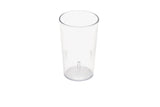GET 6605-1-CL SAN Plastic Stackable Pebbled Textured Tumbler 5 oz. - Clear - 24/Box