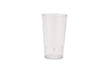 GET 6612-1-CL SAN Plastic Stackable Pebbled Textured Tumbler 12 oz. - Clear - 24/Case