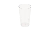 GET 6616-1-CL SAN Plastic Stackable Pebbled Textured Tumbler 16 oz. - Clear - 24/Case