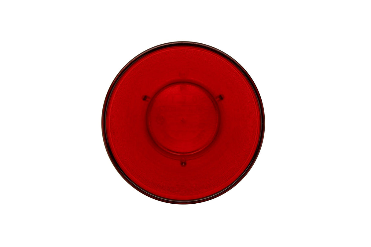 GET 6616-1-R SAN Plastic Stackable Pebbled Textured Tumbler 16 oz. - Red - 24/Case