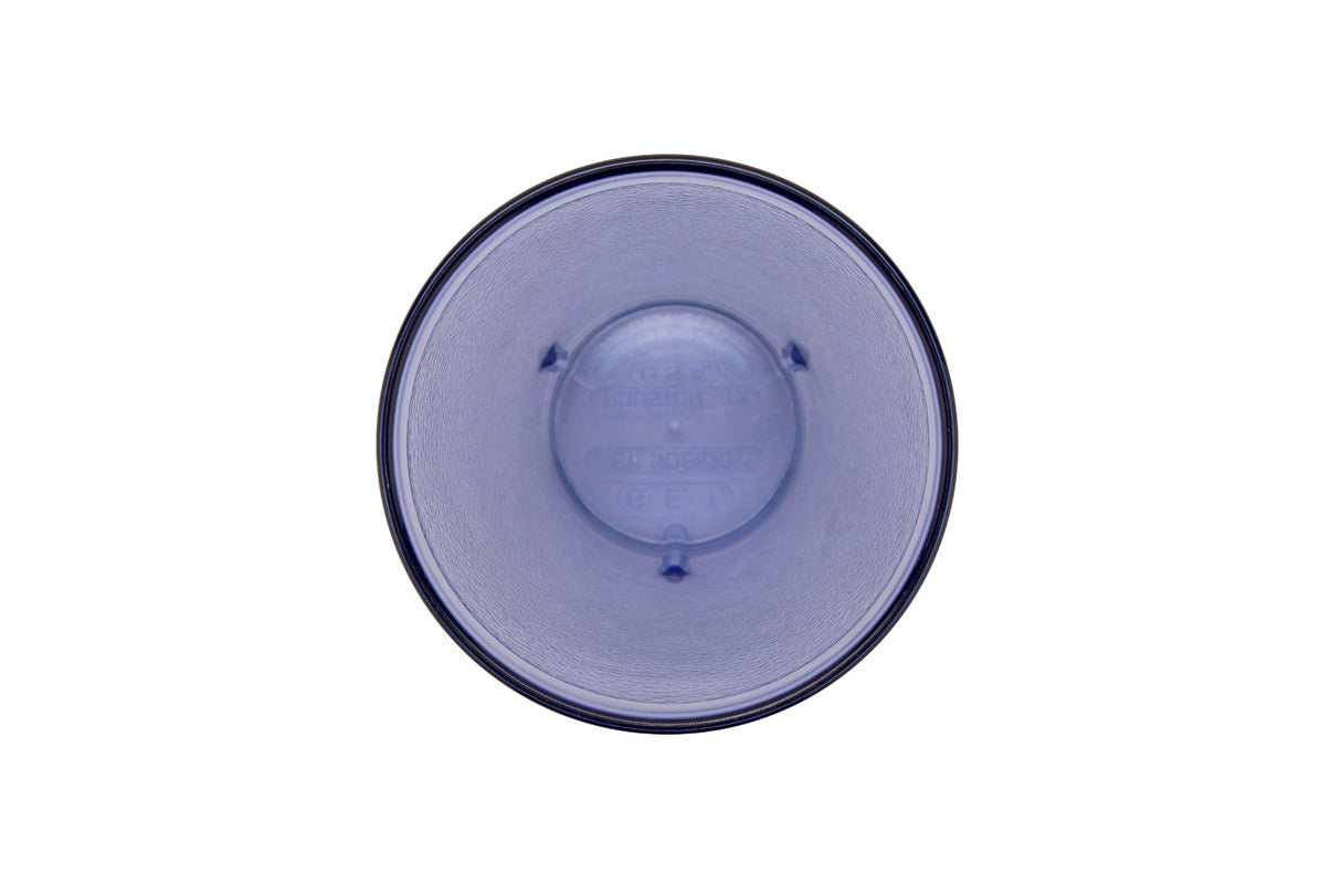 GET 6620-1-BL SAN Plastic Stackable Pebbled Textured Tumbler 20 oz. - Blue - 24/Case