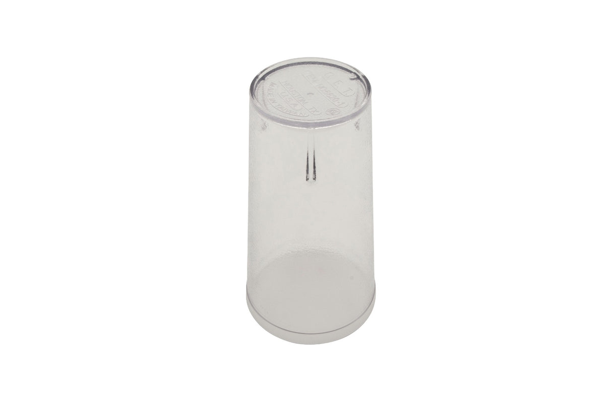 GET 6620-1-CL SAN Plastic Stackable Pebbled Textured Tumbler 20 oz. - Clear - 24/Case