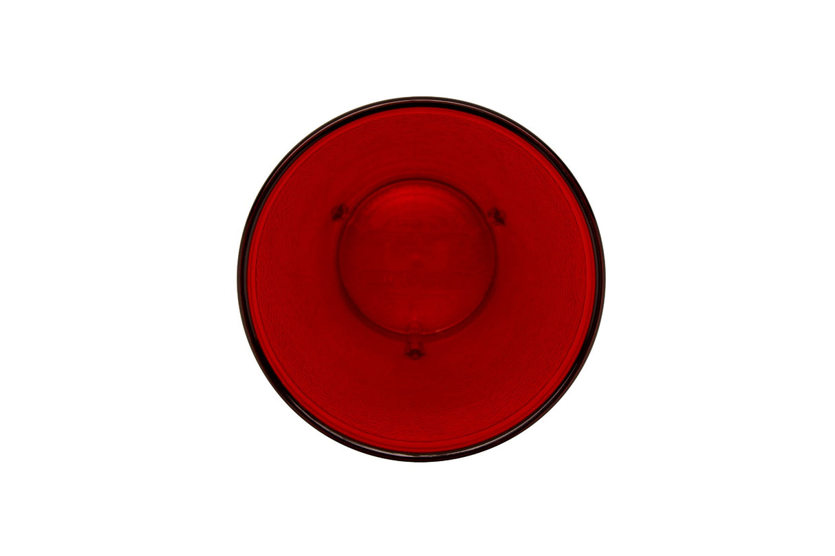 GET 6620-1-R SAN Plastic Stackable Pebbled Textured Tumbler 20 oz. - Red - 24/Case