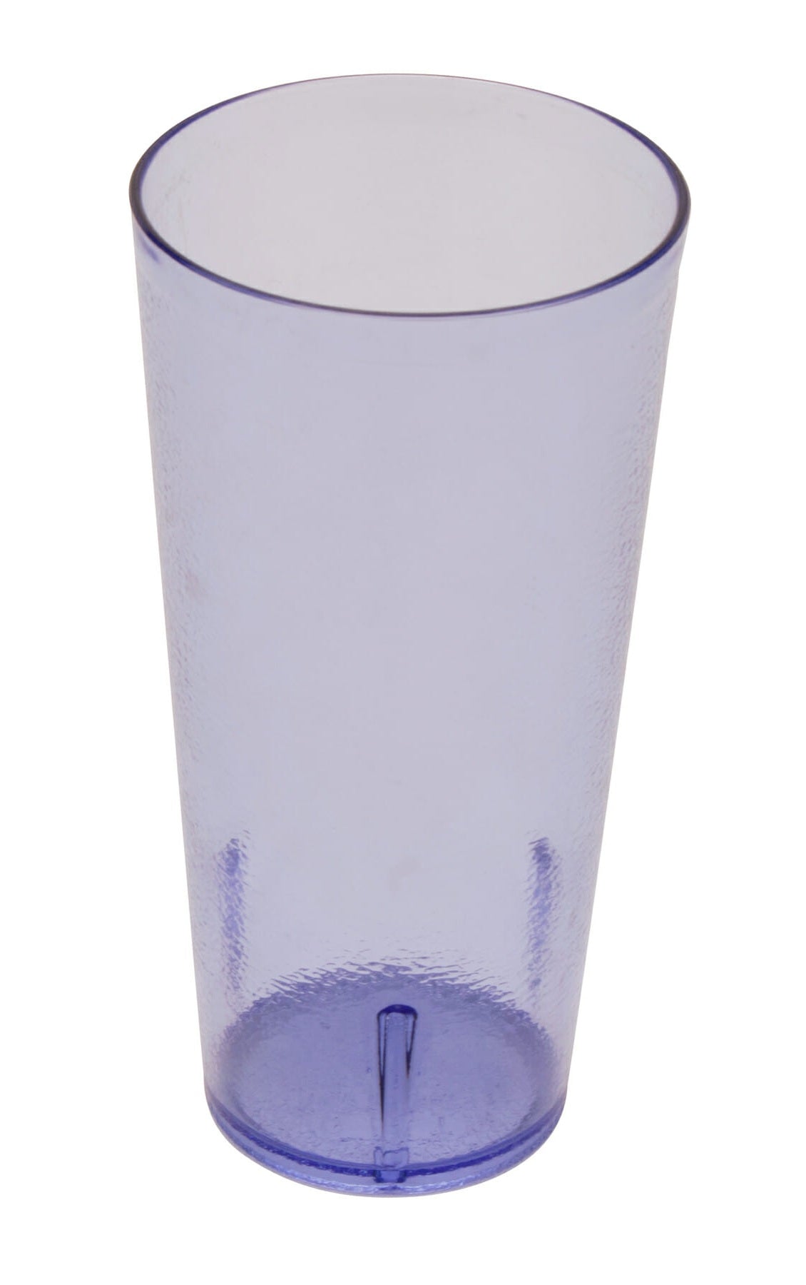 GET 6624-1-BL SAN Plastic Stackable Pebbled Textured Tumbler 24 oz. - Blue - 24/Box