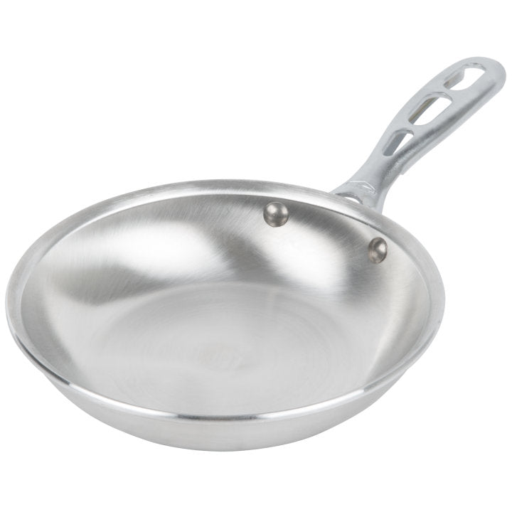 Vollrath 671107 Wear-Ever Fry Pan with Natural Finish and TriVent Plated Handle 7"