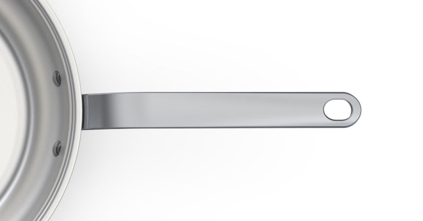 Vollrath 671107 Wear-Ever Aluminum Fry Pan with Natural Finish and Plated Handle 7"