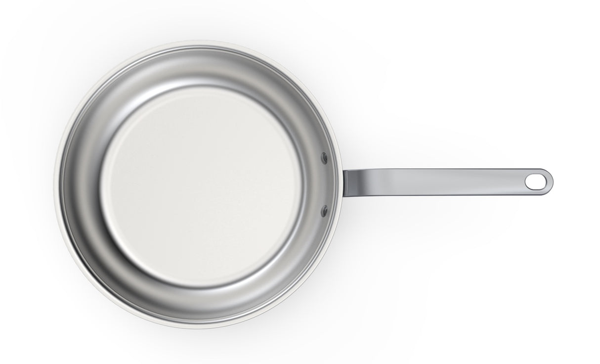 Vollrath 671107 Wear-Ever Aluminum Fry Pan with Natural Finish and Plated Handle 7"
