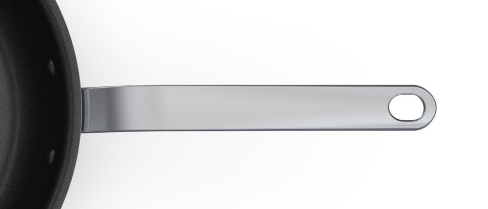 Vollrath 671308 Wear-Ever Aluminum Fry Pan with SteelCoat x3 Nonstick Coating and Plated Handle 8"