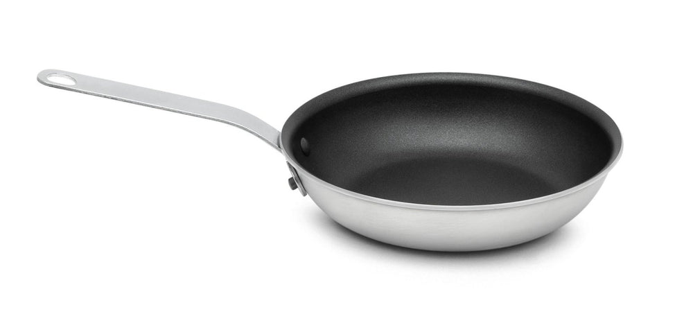 Vollrath 671308 Wear-Ever Aluminum Fry Pan with SteelCoat x3 Nonstick Coating and Plated Handle 8"