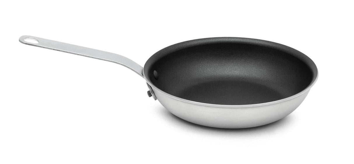 Vollrath 671308 Wear-Ever Aluminum Fry Pan with SteelCoat x3 Nonstick Coating and Plated Handle 8"
