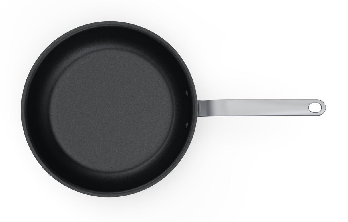 Vollrath 671308 Wear-Ever Aluminum Fry Pan with SteelCoat x3 Nonstick Coating and Plated Handle 8"