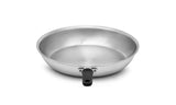 Vollrath 672114 Wear-Ever Aluminum Fry Pan with Natural Finish and Black Silicone Handle 14"