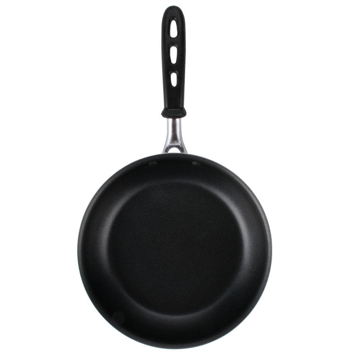 Vollrath 67610 Wear-Ever Fry Pans with SteelCoat x3 Interior and TriVent Silicone Handle 10" - Non-Stick Finish