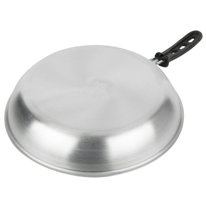 Vollrath 67612 Wear-Ever Fry Pans with SteelCoat x3 Interior and TriVent Silicone Handle 12" - Non-Stick Finish
