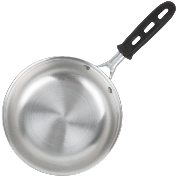 Vollrath 67908 Wear-Ever Fry Pan with Natural Finish and TriVent Silicone Handle 8"