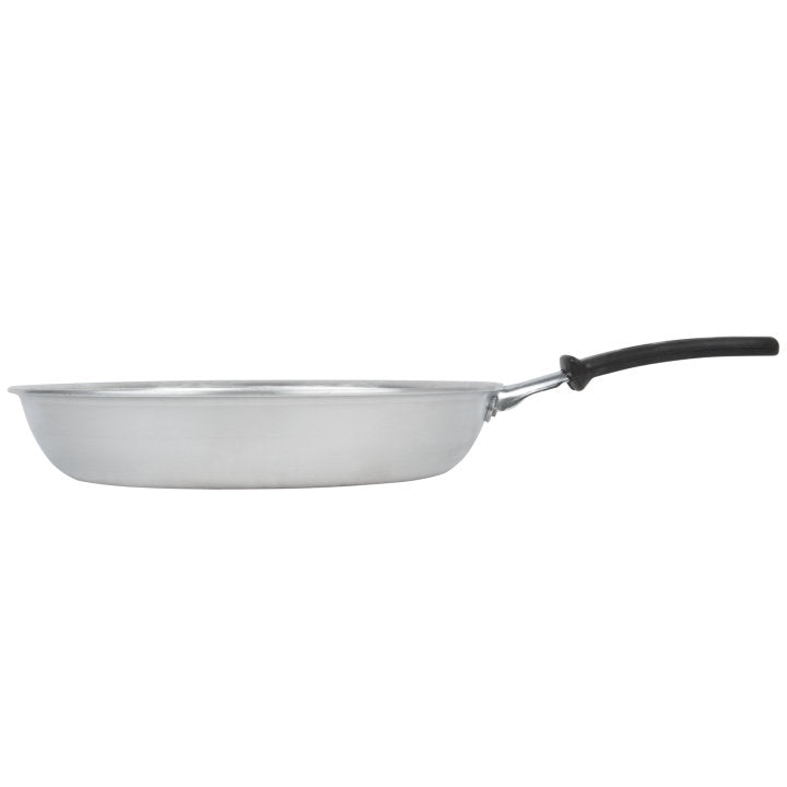 Vollrath 67912 Wear-Ever Fry Pans with Natural Finish and TriVent Silicone Handle 12"