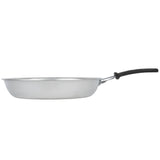 Vollrath 67912 Wear-Ever Fry Pans with Natural Finish and TriVent Silicone Handle 12"