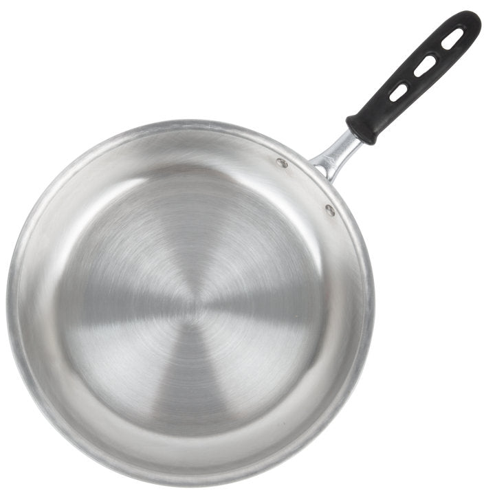 Vollrath 67912 Wear-Ever Fry Pans with Natural Finish and TriVent Silicone Handle 12"