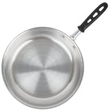 Vollrath 67912 Wear-Ever Fry Pans with Natural Finish and TriVent Silicone Handle 12"