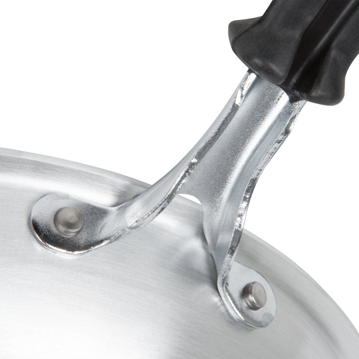 Vollrath 67912 Wear-Ever Fry Pans with Natural Finish and TriVent Silicone Handle 12"