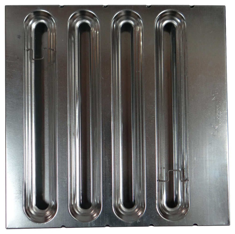 Kason 6796016160200 Stainless Steel Hood Grease Baffle Filter 16"H x 16"W