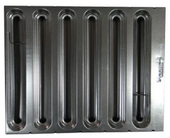 Kason 6796020200200 Stainless Steel Hood Grease Baffle Filter 20"H x 20"W