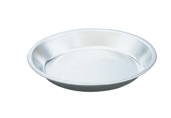 Vollrath 68090 11 1/4" Aluminum Pie Plate - 6ea/Case