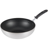Vollrath 682311 SteelCoat x3 Non-stick Aluminum Stir Fry Pan with TriVent Silicone Handle 11"