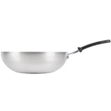 Vollrath 682311 SteelCoat x3 Non-stick Aluminum Stir Fry Pan with TriVent Silicone Handle 11"