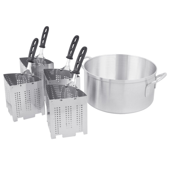 Vollrath 682114 Wear-Ever Pasta and Vegetable Cooker Set 18-1/2 qt.