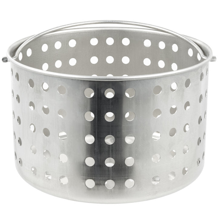 Vollrath 68289 Aluminum Replacement Boiler / Fryer Steamer Basket with Bail for 68271 - 20 qt