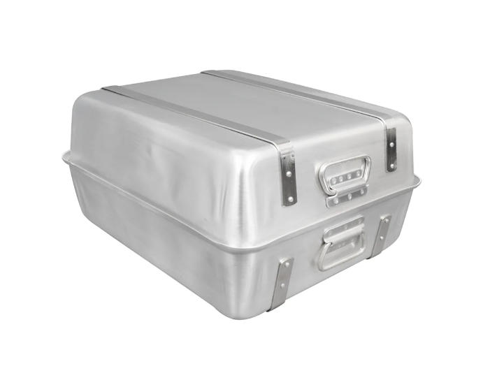 Vollrath 68360 25 qt Double Roaster Set - Straps and Handles, 20 1/8x16 1/8x9 3/4" Aluminum