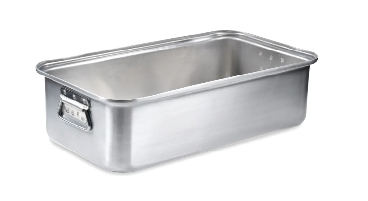 Vollrath 68367 17 13/16 qt Roasting Pan Bottom - 20x11 1/8x5 1/2" Aluminum - 2ea/Case