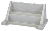 Cambro 6RS6480 Versa Condiment Organizer Rack with 6 Bins - Speckled Gray