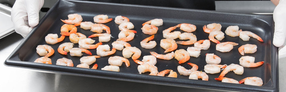 Vollrath 70012 Super Pan V Anti-Jam Stainless Steel Non-Stick Steam Table Food Pan 1-1/2" Deep - (1/1) Full Size - 6/Case