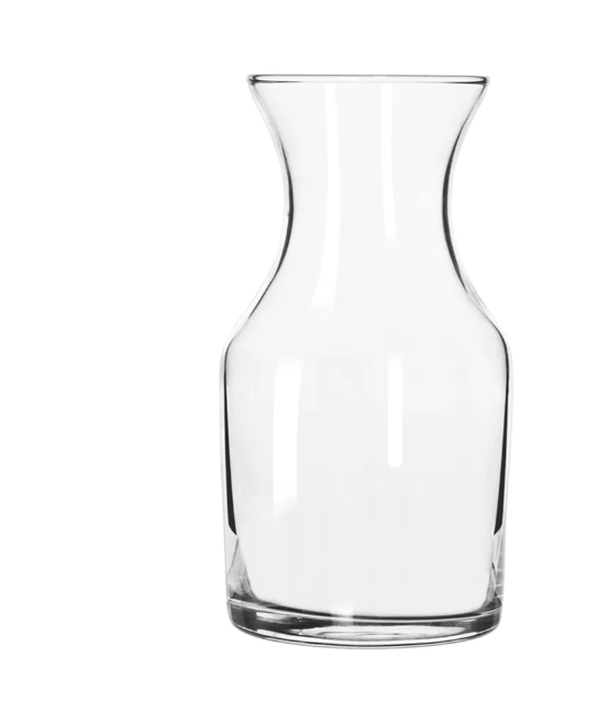 Libbey 719 8 1/2 oz Glass Cocktail Decanter Bud Vase