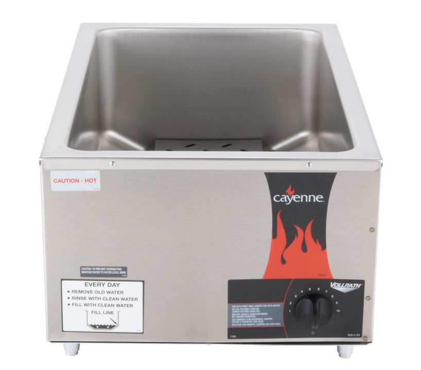 Vollrath 72090 Cayenne Nitro Power Countertop Rethermalizer / Food Warmer - Holds (1) Full Size Pan - 120v