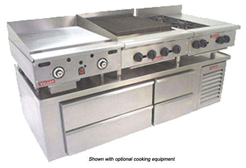 Vulcan ARS84 Achiever Self-Contained 4 Drawer Refrigerated Chef Base 84"
