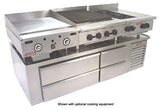 Vulcan ARS84 Achiever Self-Contained 4 Drawer Refrigerated Chef Base 84"