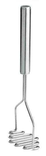 TableCraft 7412 Stainless Steel Potato Masher with 4-1/2" Diamond Face and Stainless Steel Handle 24"OAL - 12/Case