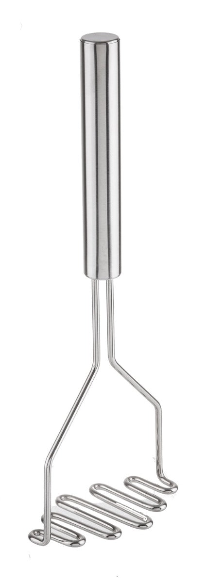 TableCraft 7412 Stainless Steel Potato Masher with 4-1/2" Diamond Face and Stainless Steel Handle 24"OAL - 12/Case