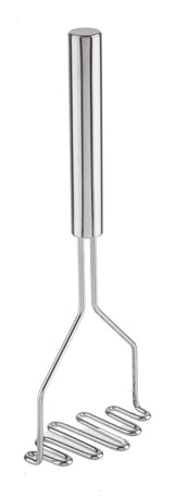 TableCraft 7412 Stainless Steel Potato Masher with 4-1/2" Diamond Face and Stainless Steel Handle 24"OAL - 12/Case