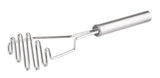 TableCraft 7412 Stainless Steel Potato Masher with 4-1/2" Diamond Face and Stainless Steel Handle 24"OAL - 12/Case