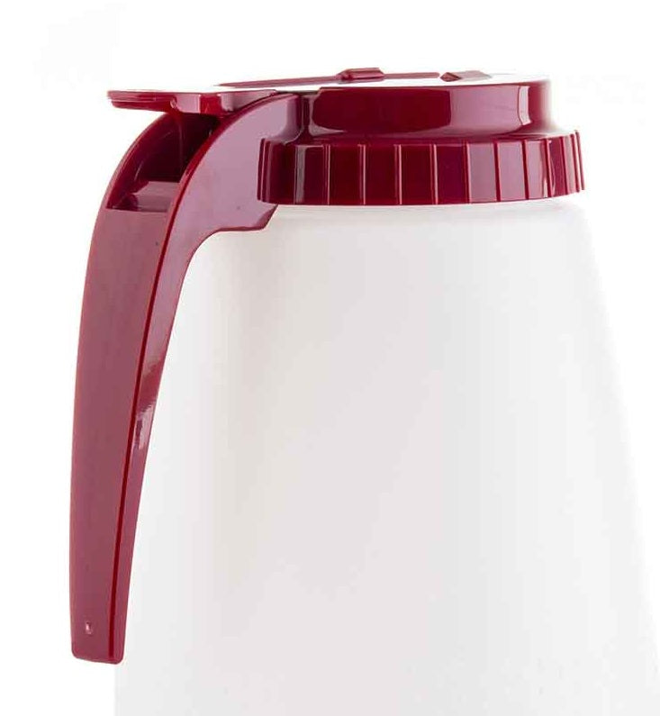 Tablecraft 748RT Plastic Syrup Dispenser Top - fits Model 748R - Red