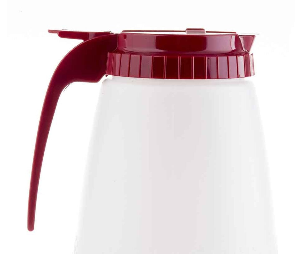 Tablecraft 748RT Plastic Syrup Dispenser Top - fits Model 748R - Red