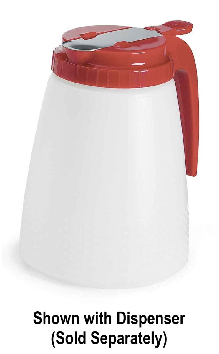 Tablecraft 748RT Plastic Syrup Dispenser Top - fits Model 748R - Red
