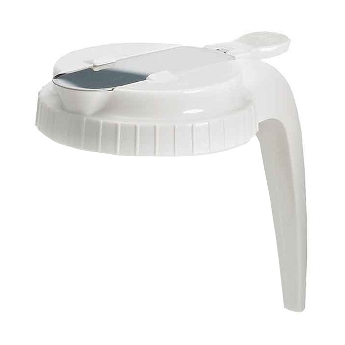 Tablecraft 748WT Plastic Syrup Dispenser Top - fits Model 748W - White