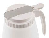 Tablecraft 748WT Plastic Syrup Dispenser Top - fits Model 748W - White