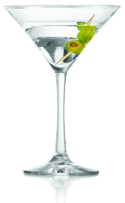 Libbey 7512 Vina Martini Glass 8 oz. - Clear - 12/Case