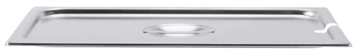 Vollrath 75219 Stainless Steel Steam Table Flat Slotted Food Pan Cover - Full Size